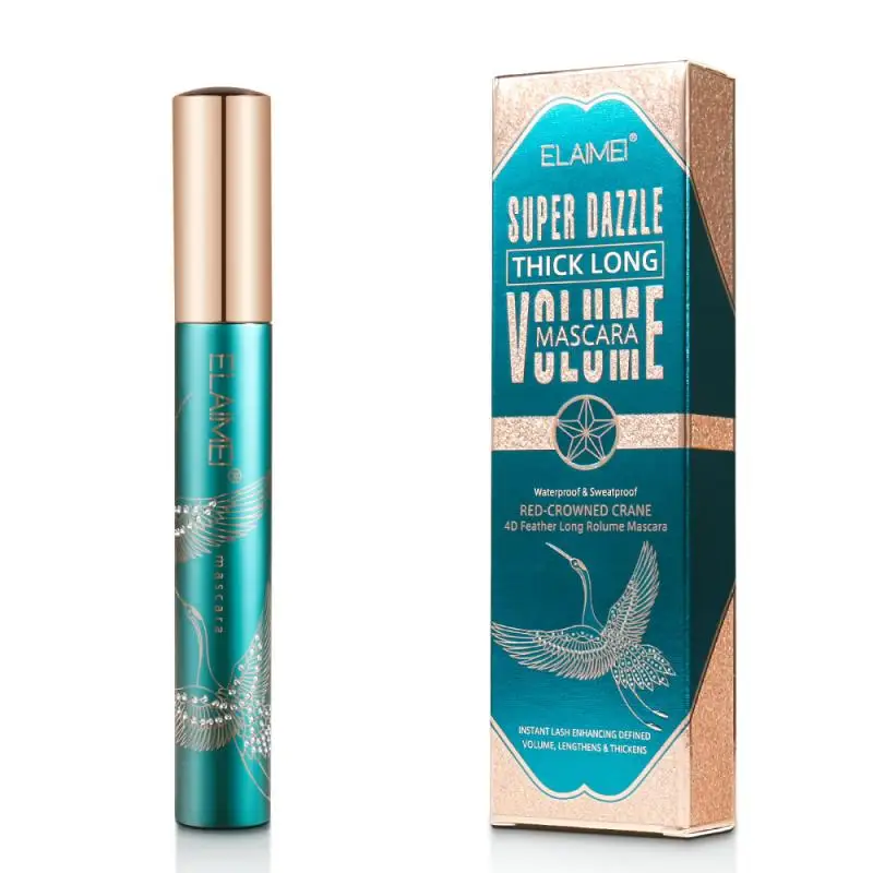 

ELAIMEI Waterproof 4D Makeup Mascara Eyelashes Eyelash Makeup Silk Fiber Eyelash Extension Long Mascara Eyebrow cream Mascara