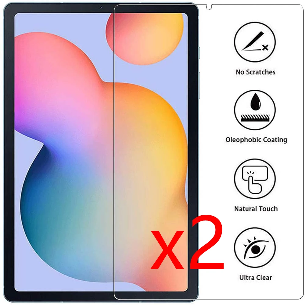 

2Pcs Screen Protector for Samsung Galaxy Tab S6 Lite P610/P615 10.4 Inch Tablet Tempered Glass Explosion-Proof Screen