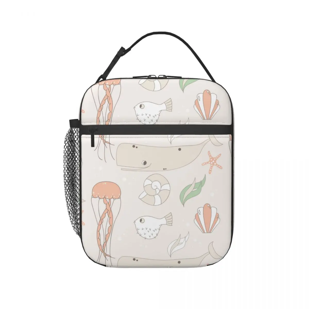 

Термоизолированная сумка для ланча Sealife, милая сумка-тоут, охладитель, обеденный контейнер бэнто, сумка для хранения продуктов