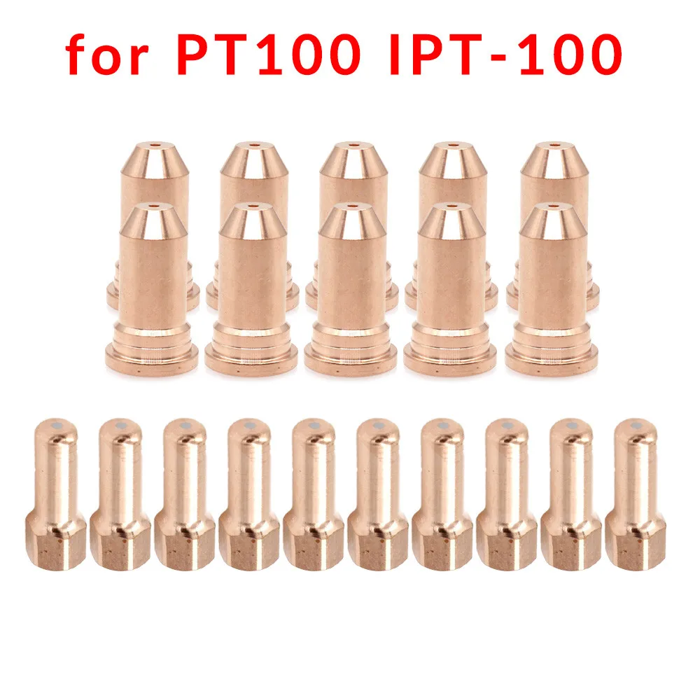 

1.4mm Electrode 20pcs Set For PT100 IPT-100 Cutting Torch Plasma Durable