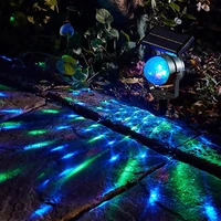 solar projector power led projection light rotary spotlight moving lawn lamp for outdoor garden yard waterproof lighting