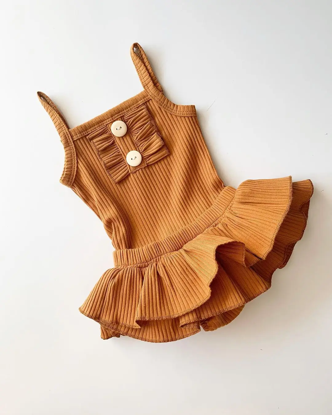 

Infant Baby Girl Sleeveless Sling Tops Romper+Tutu Skirt Dress Clothes Sunsuit