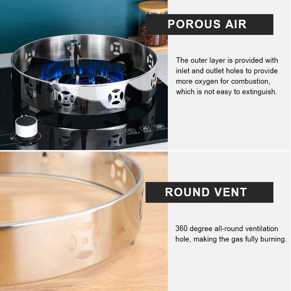 Кухонный инструмент газовая плита ветровое стекло энергосберегающая