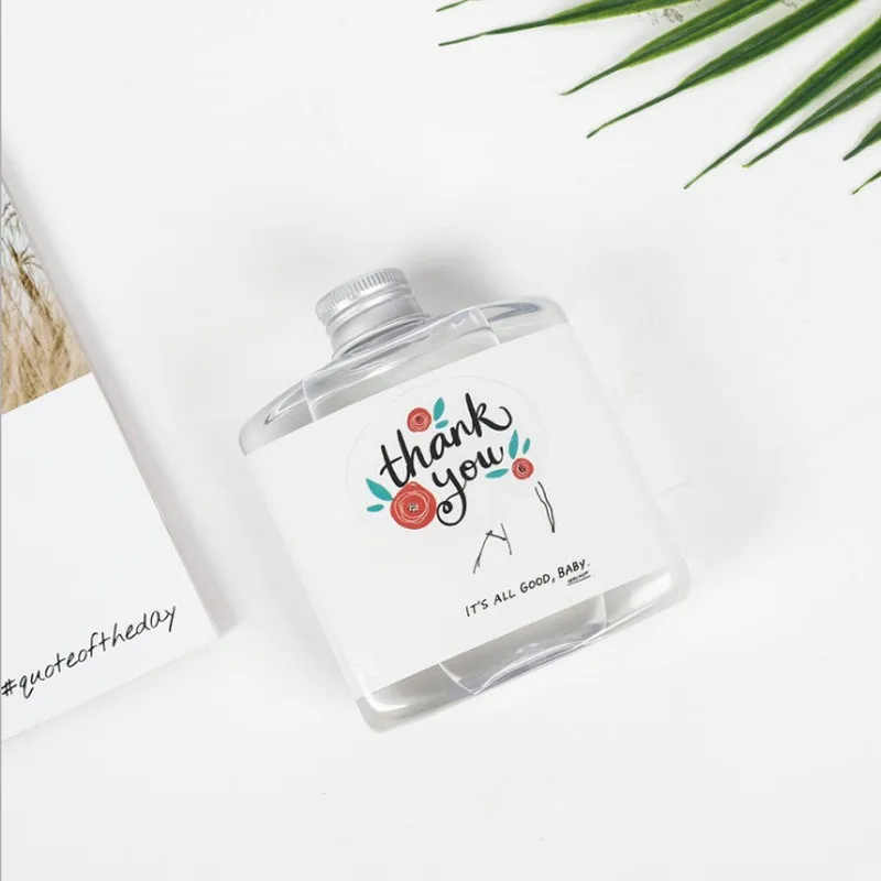 

600pcs/pack Flower Thank You Stickers Seal LabelsWedding Party Favors Envelope Supplies Stationery Stickers