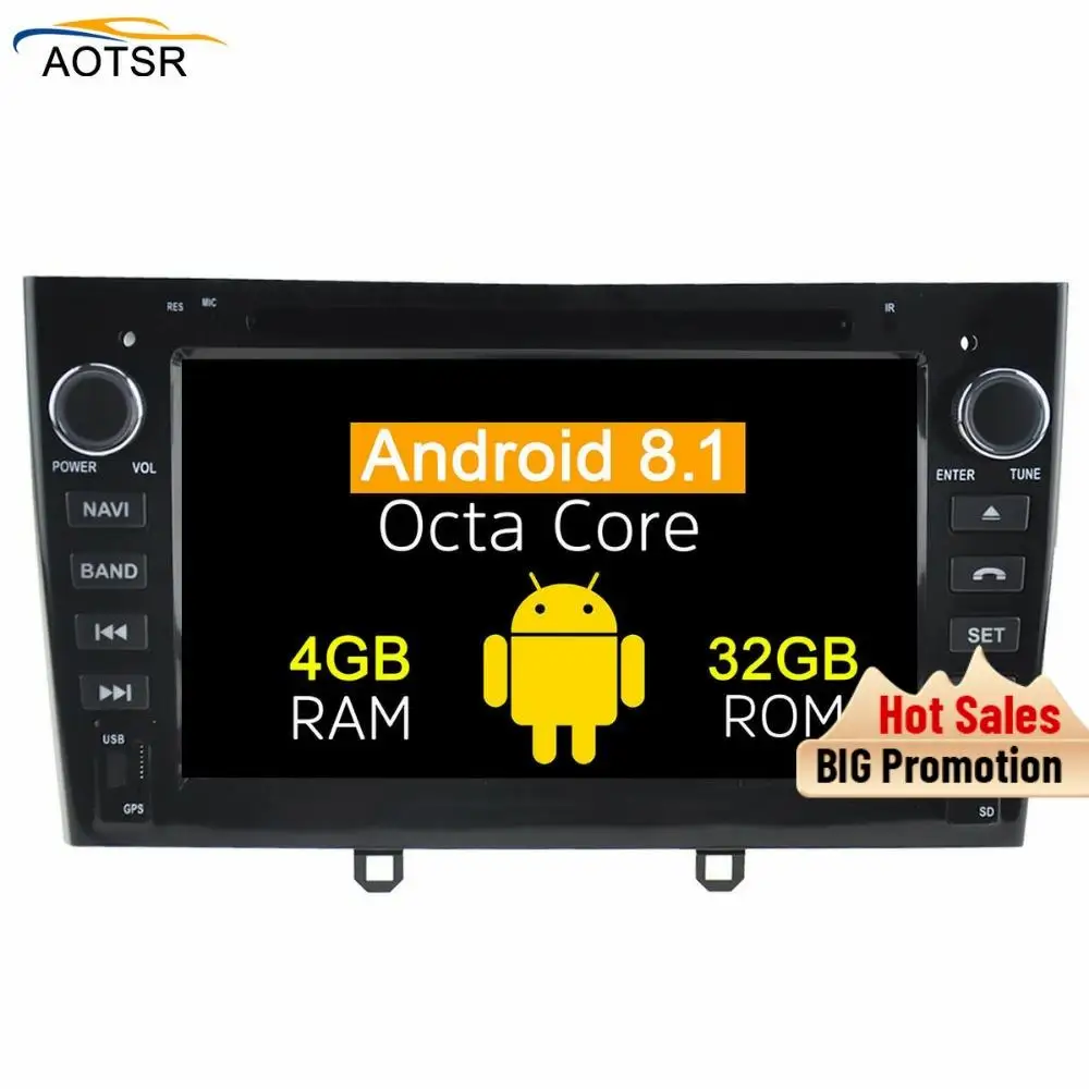 Автомобильный мультимедийный DVD плеер IPS 7 дюймов Android 8 1 головное устройство для