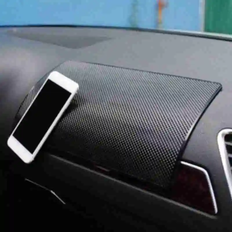 

Anti-Slip Car Mat Dashboard Sticky Pad Cell Phone Coin Car Holder GPS Mat Stand Smartphone PDA Dash Supporter G3L5
