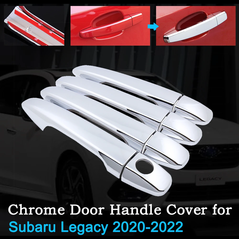 Горячая продажа хромированная крышка ручки двери автомобиля для Subaru Legacy 2020 ~ 2022