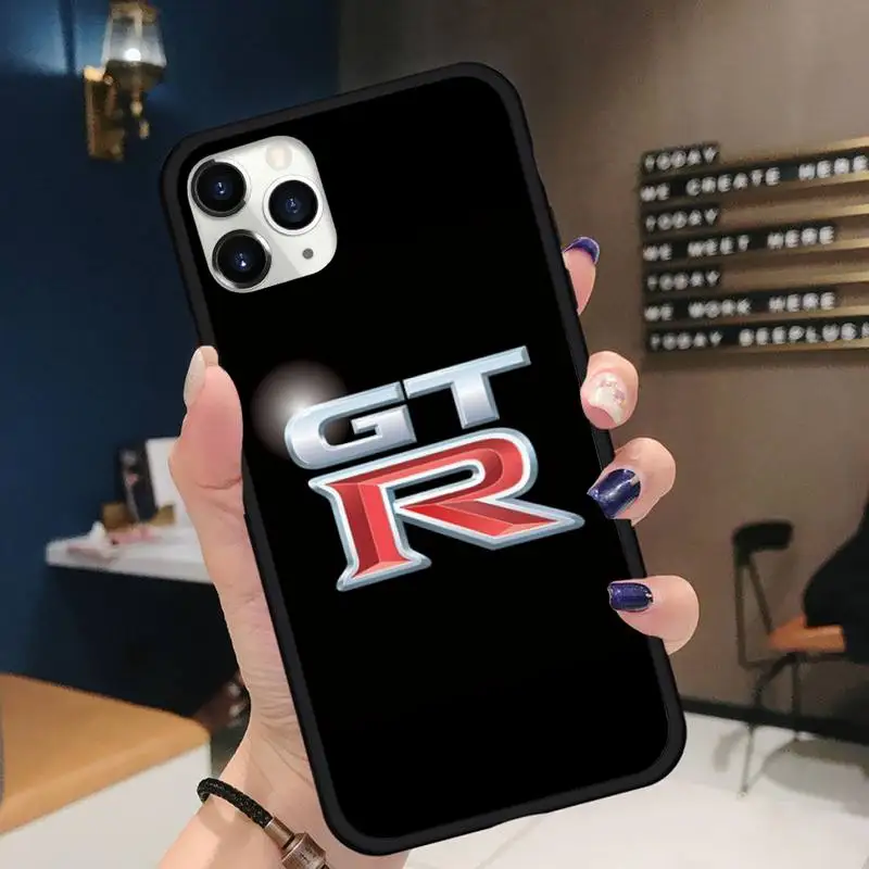 

Nissan Skyline Gtr R34 Bling Cute phone case for iPhone 11 12 pro XS MAX 8 7 6 6S Plus X 5S SE 2020 XR Soft silicone