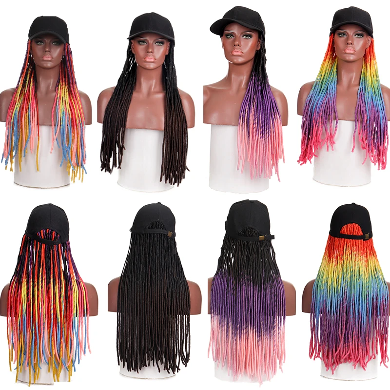 

Mixed color synthetic braided hollow braid hat fiber braided hair oversized braided colored artificial hair extension