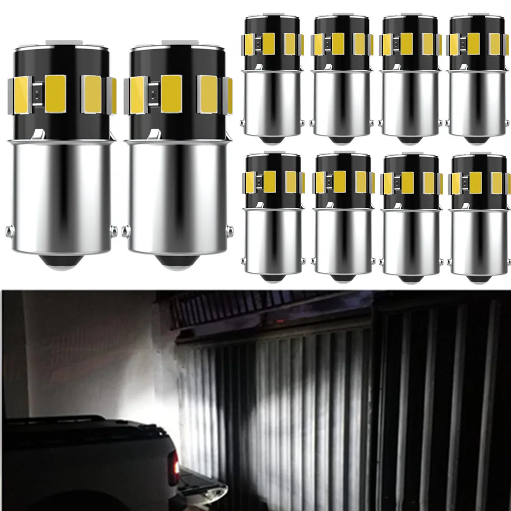 

White Canbus No Error 1156 P21W LED Bulb for VW Volkswagen Passat B3 B5 B6 B7 B8 2011 2012 2013 2014 Daytime Running Lights DRL