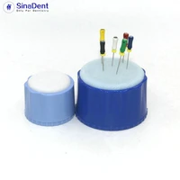 1pc dental round endo stand dental disinfection materials foam sponge files drills block box autoclavable dentistry materials