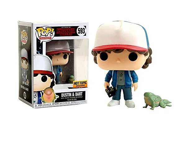 with box 593 FUNKO POP GODZILLA странные вещи фигурка игрушки Коллекция Модель игрушки для детей подарок на день рождения - Цвет: with box 593
