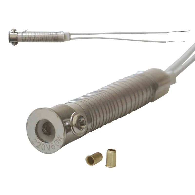 

Высококачественный паяльник 220 в 60 Вт, сердечник, нагревательный элемент, запасные части, сварочный инструмент для 660 ч