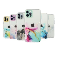 cute shockproof phone case for iphone 12 mini 11 pro max xr x xs se 2020 6 7 8 plus capa hollow out marble ultra thin back cover
