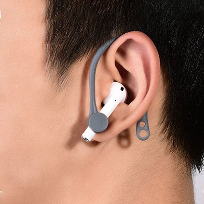 Силиконовый крючок для наушников с Bluetooth airpods 1/2 зажим петли сменный гарнитуры
