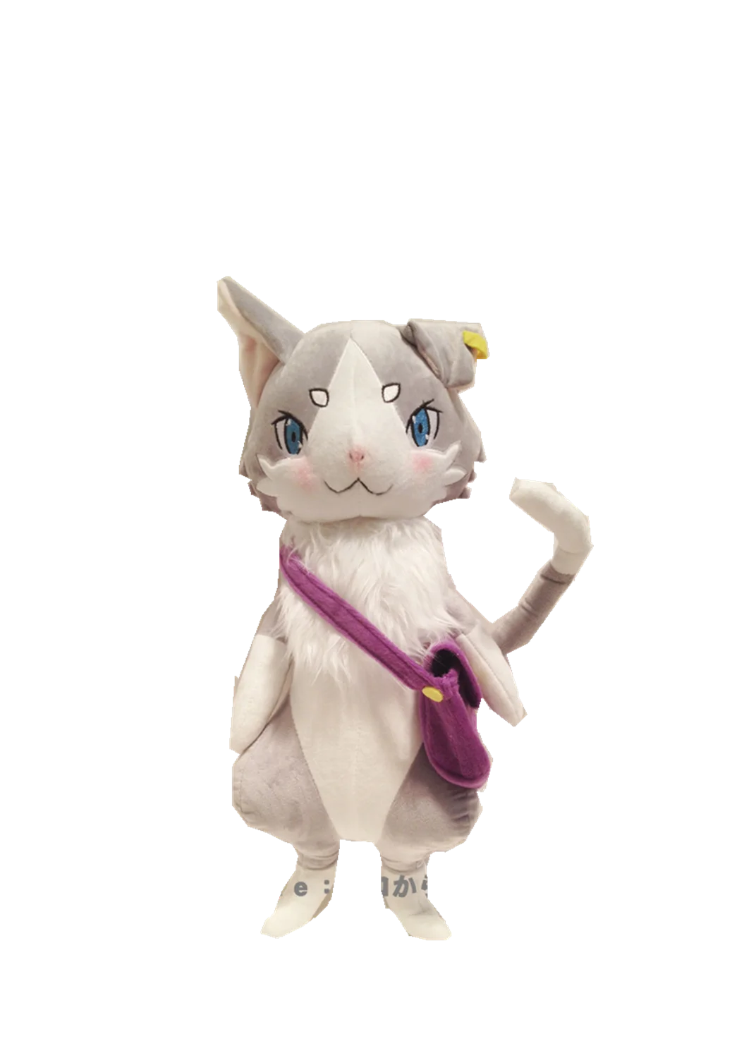 Re Zero Hajimeru Isekai Seikatsu Emilia, парики, костюмы для косплея, женское платье с головным убором для Хэллоуина, вечерние - Цвет: puck 25 cm
