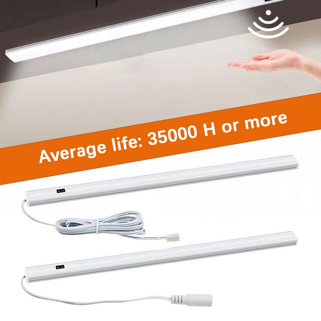 

Светодиодная подсветка под шкаф ручная развертка переключатель под светодиодные лампы для шкафа для кухни 5 Вт/6 Вт/7 Вт Сенсор лампа шкаф св...