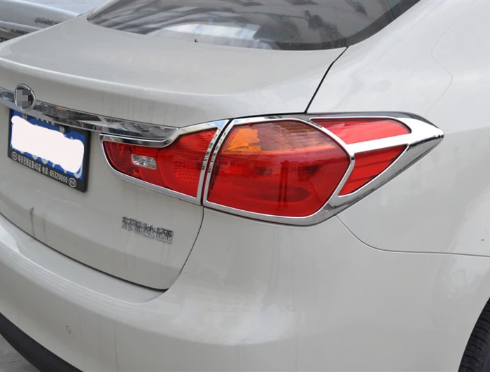 Car styling ABS Chrome Front Headlight + Rear Tail Light Lamp Cover Trim For kia k3 2012-2015 | Автомобили и мотоциклы