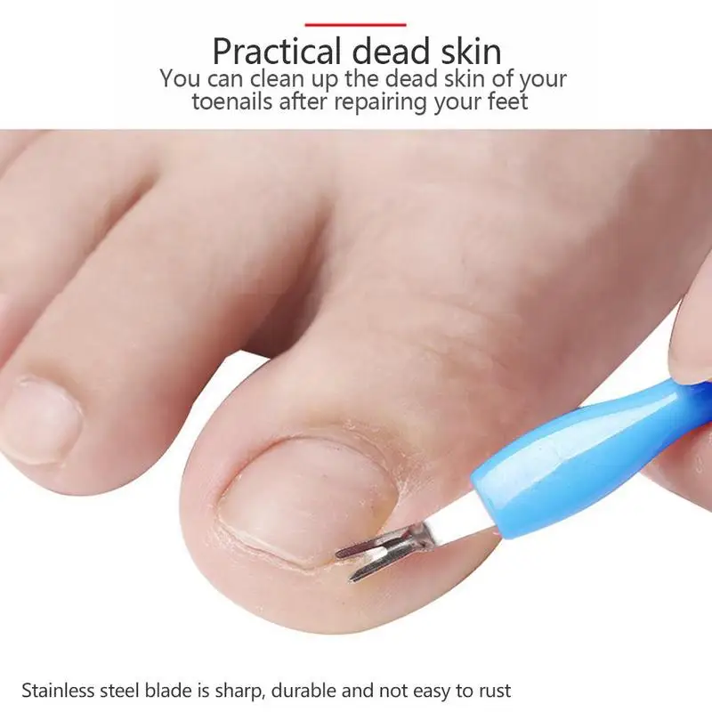 

8Pcs/Set steel Manicure Foot Care Tools Set Dead Skin Callus Remover Foot Scrub Scraper Pedicure Tools kit