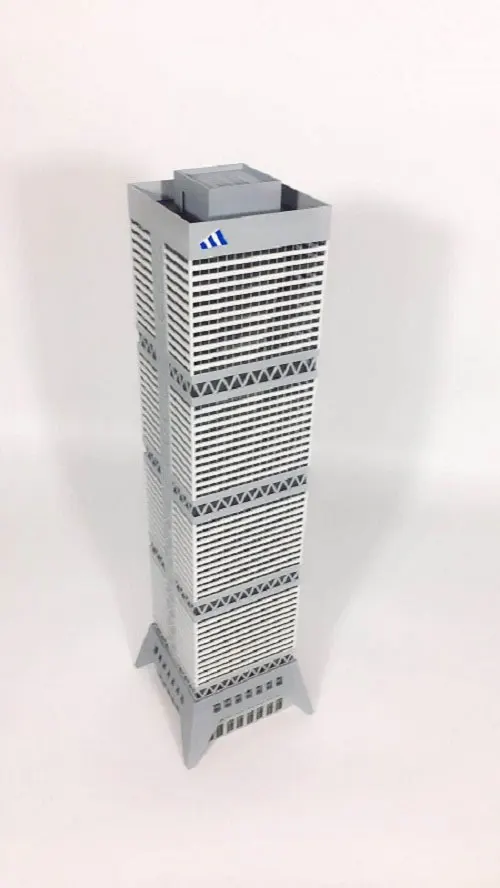 

1/150 N Масштаб Твердый Пластик Современная бизнес-Архитектура DIY сборка поезд песок стол сцены строительные модели наборы