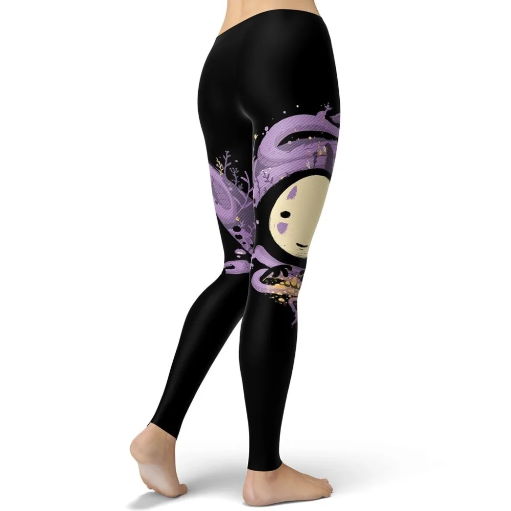 

New Arrival Spirited Away No Face Man Dream Women Leggings Fitness Kawaii Leggins Spirited Away Printed Legging