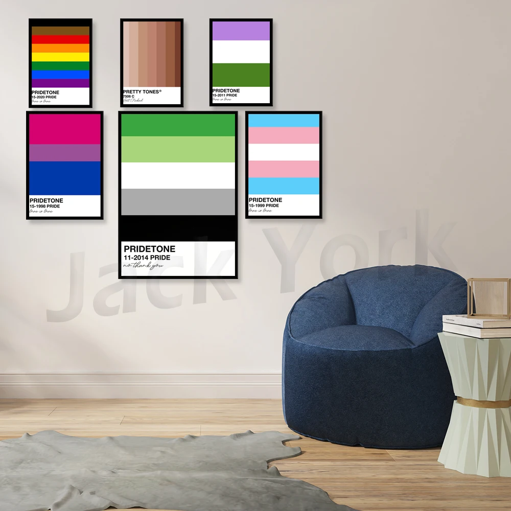 Принт медведя гордости | Постер CLIPARTO ЛГБТ Настенное искусство с принтом Гей