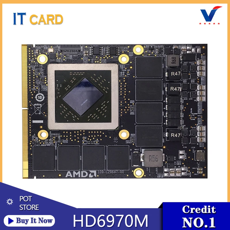 

Original Radeon HD6970 HD6970M 1GB 2GB 216-0811000 Video Graphics Card 109-C29647-00 For Apple iMac 27" A1312 100% Test OK