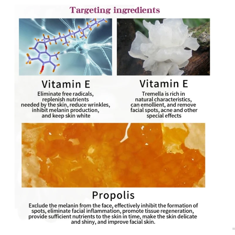 RtopR прополис лечение угрей осветляющая сыворотка акне шрам пятна Очищающая