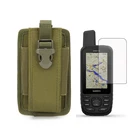 Уличный портативный военный тактический чехол + Защитная пленка для экрана для пеших прогулок GPS Garmin GPS MAP 66I 66SR 66ST 66 66S