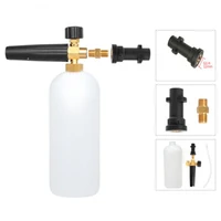 1l bottle foam water lance quick connector high pressure washer sprayer nozzle cleaning machine