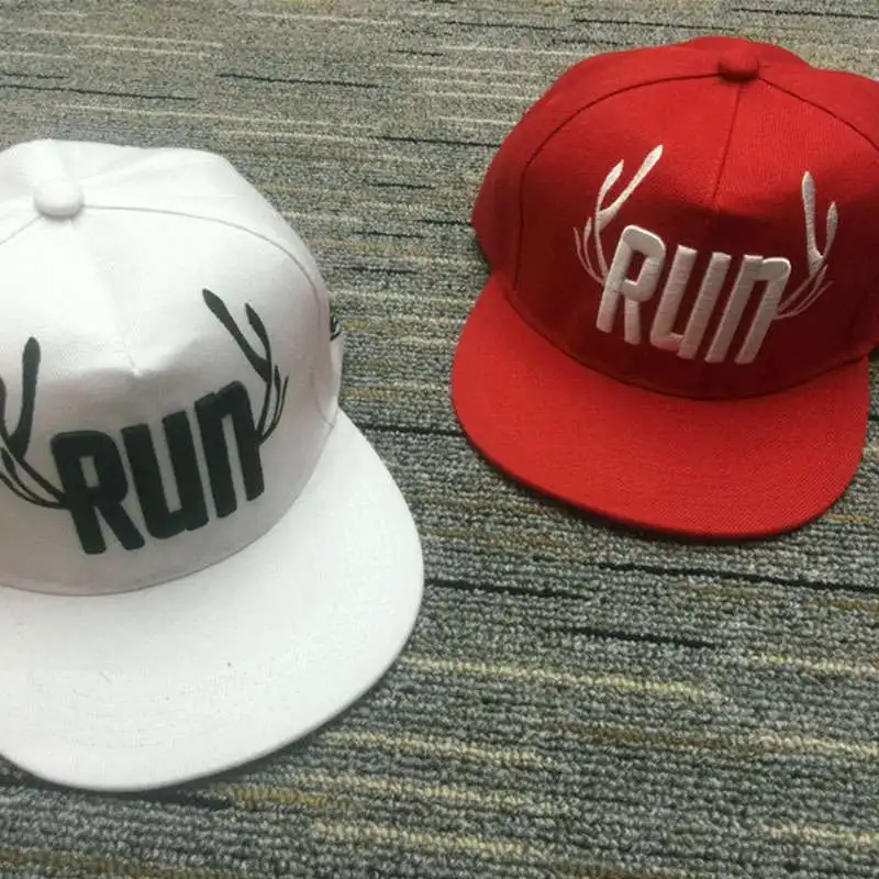 Бейсболка бейсболка для мужчин и женщин шляпа от солнца с надписью RUN вышивкой
