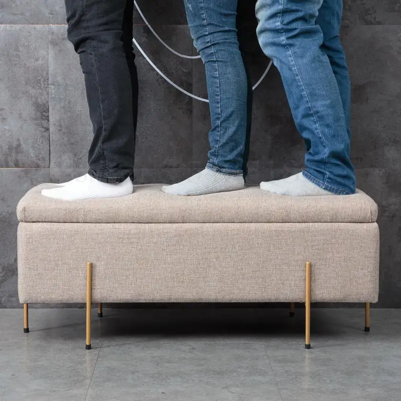 Ножной диван светильник роскошная Подставка для хранения кровать торцевый стул