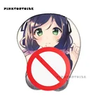 Черепаха отаку Коврик для мыши Nozomi Tojo, 3D нагрудный силиконовый коврик для мыши, коврик для мыши для ноутбука, ПК, коврик для мыши, игровой коврик