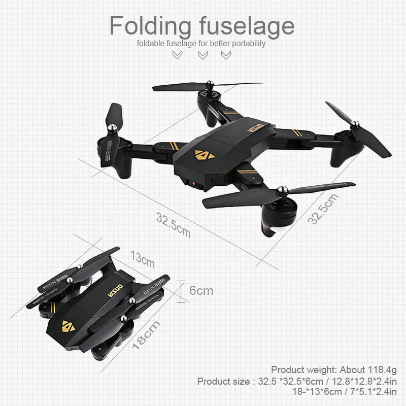 Visuo XS809HW 2 4G парящий гоночный вертолет rc дроны hd камера Дрон Профессиональный fpv