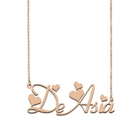 deasia name necklace custom name necklace for women girls best friends birthday wedding christmas mother days gift