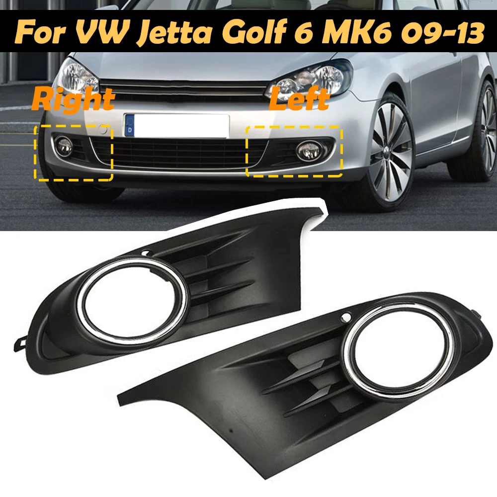 

Противотумансветильник фара на передний бампер автомобиля, решетка радиатора, решетка радиатора, отделка крышки, вентиляционное отверстие для Volkswagen VW Jetta Golf 6 MK6 TDI/TSI 2009 2010 2011 2012 2013