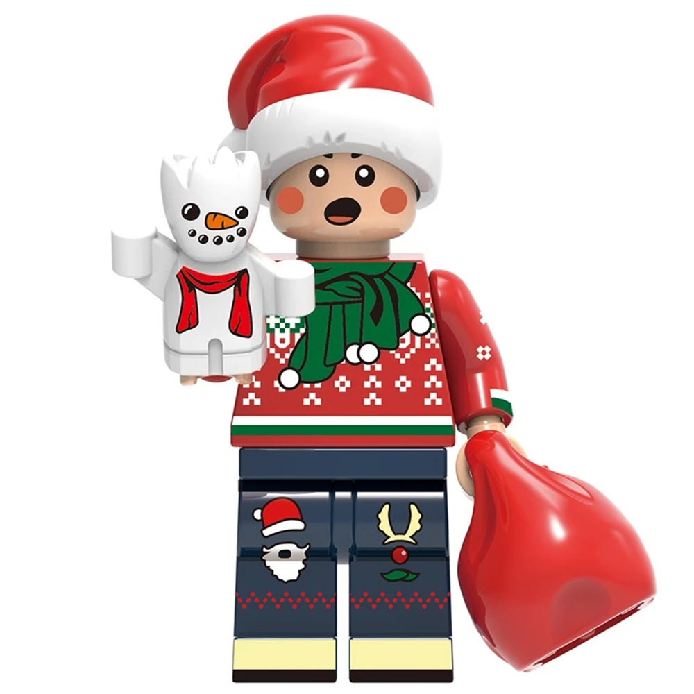 Рождественские детские мини фигурки Супер герои Джокер Дарт Вейдер железный