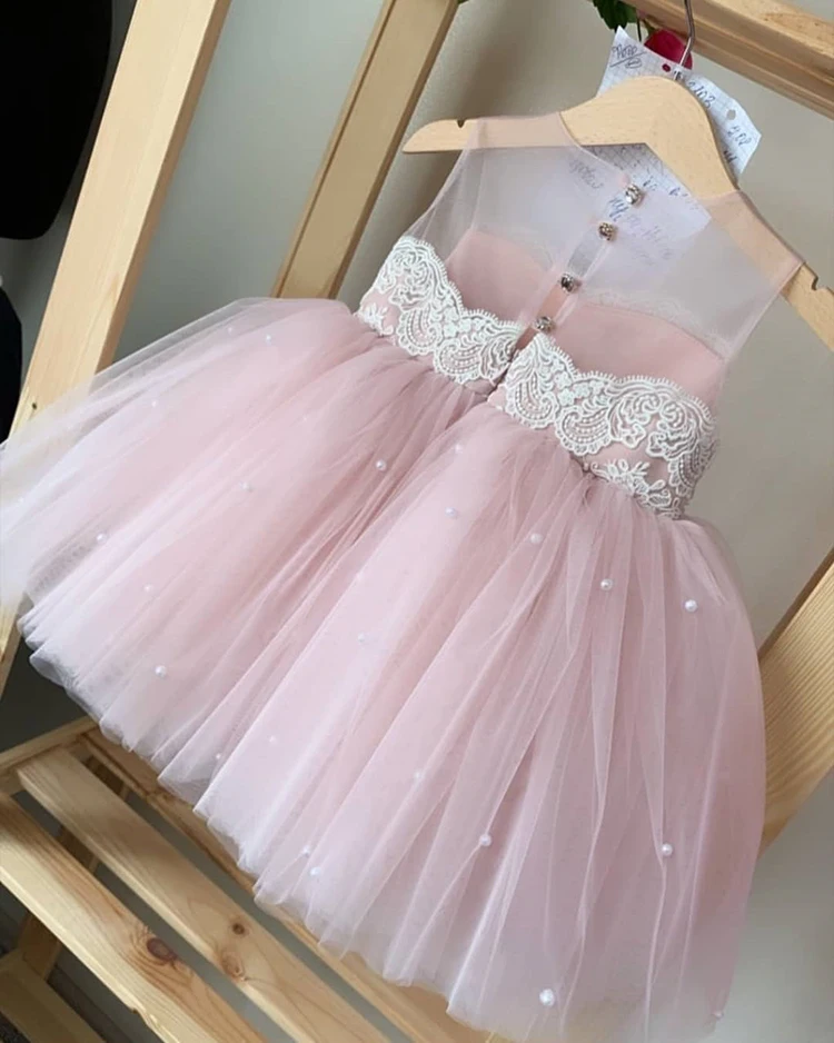 Популярное кружевное свадебное платье с цветочным рисунком для девочек платья