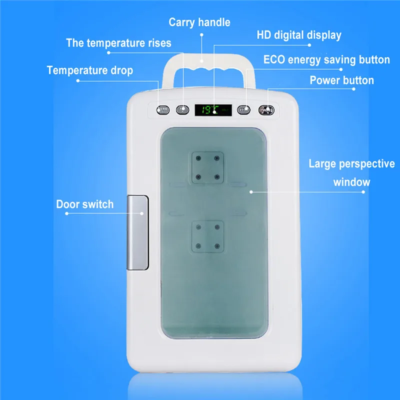 12 В/220 В мини-холодильник для автомобиля подогреватель электрический холодильник