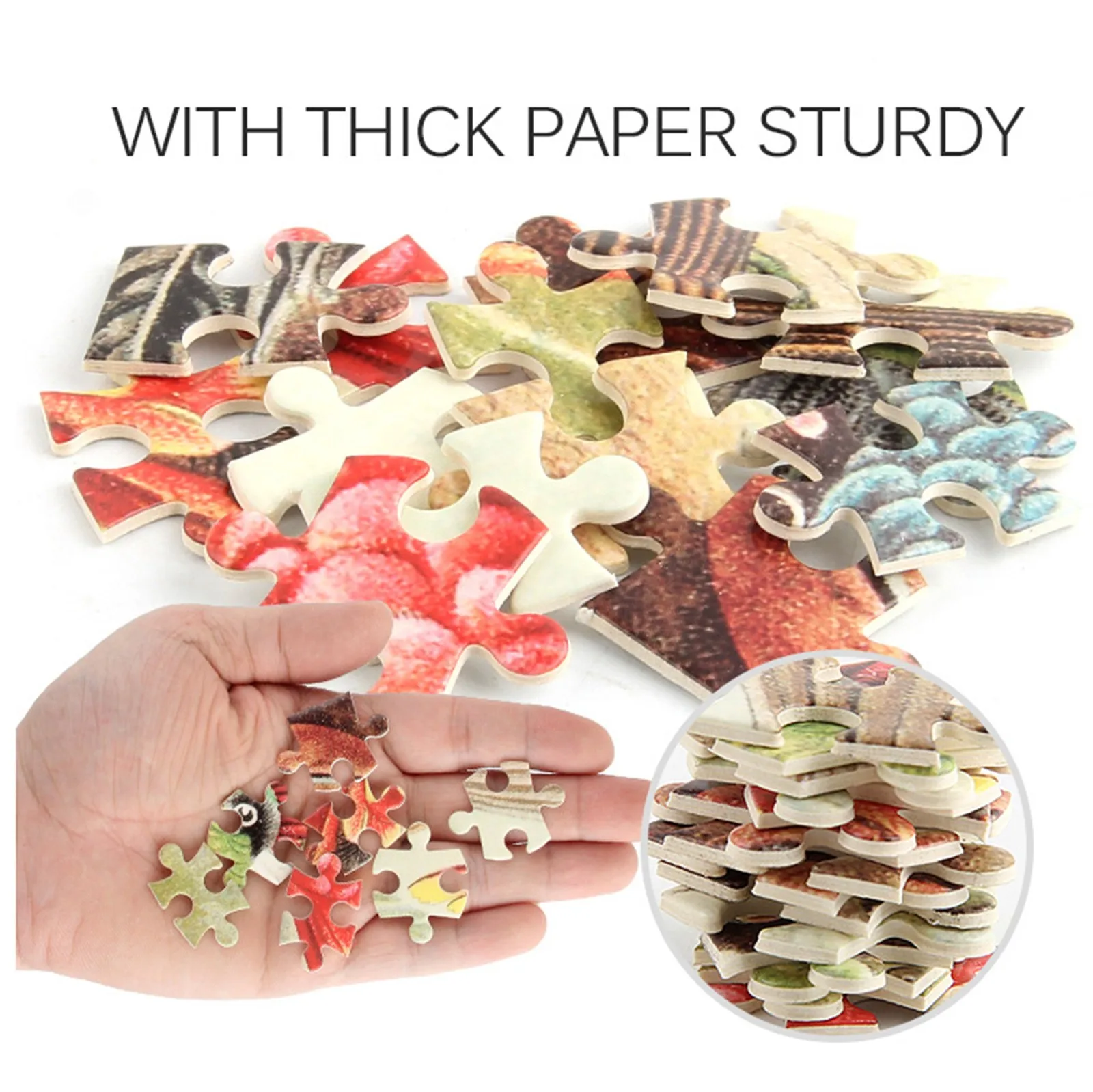 

Two Different Styles Of 1000-Piece Large-Scale Jigsaw Puzzle Kitchen Bird Contends Kids Adult Educational Personalized Toy Gifts