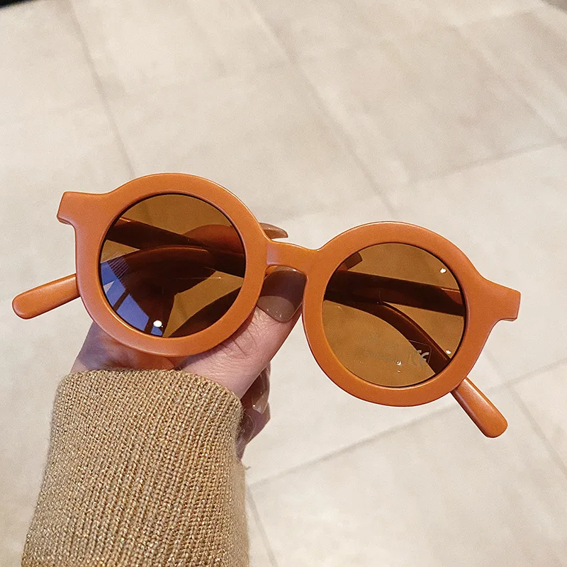 

Fashion Round Kids Sunglasses Boys Girls 2021 New Colorful Sun Glasses Vintage Cute Children Eyewear Lentes De Sol