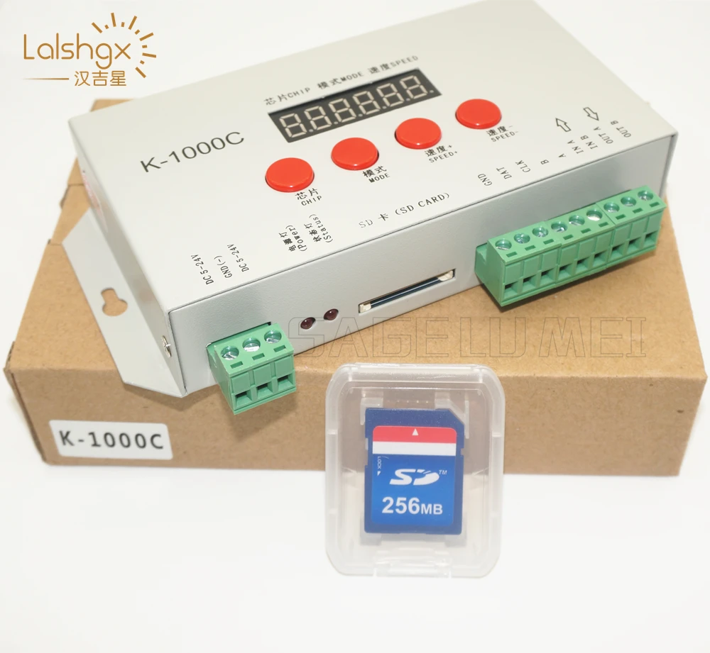 Флэш-контроллер (стандартное обновление) WS2812B WS2811 APA102 SK6812 светодиодный 2801 LED 2048