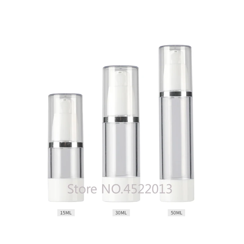 

15/30/50ml 30pcs/lot Empty PP Cosmetics Vacuum Lotion Pump Container,DIY Portable Travel Airless Bottle,Refillable Press Package