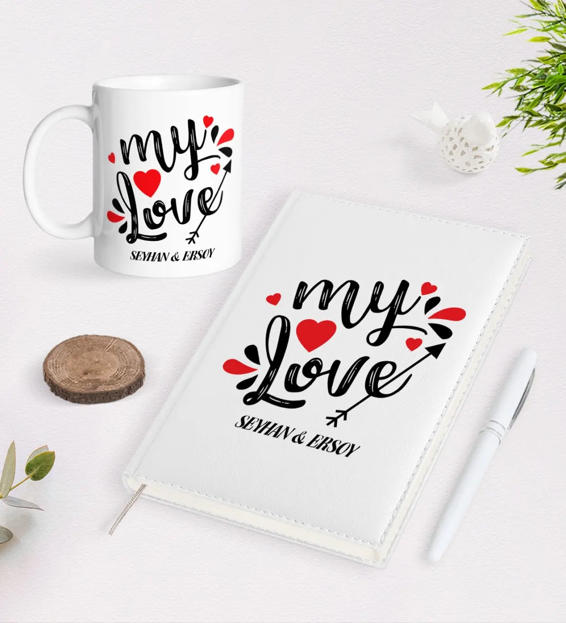 

Персонализированные ко Дню Святого Валентина 2021 Организатор ручка и кружка Seti-75