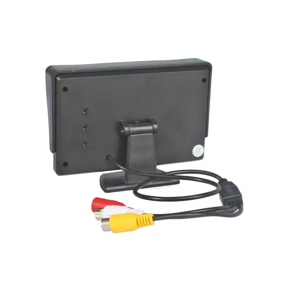 DIYKIT беспроводной 4 3 &quotTFT LCD Видео монитор автомобиля 2 видео вход + Автомобильная