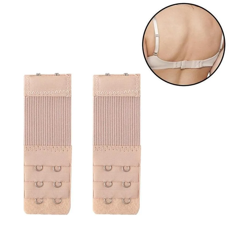 2 шт. удлинитель бюстгальтера 3 ряда крючка с регулируемой застежкой для крючки
