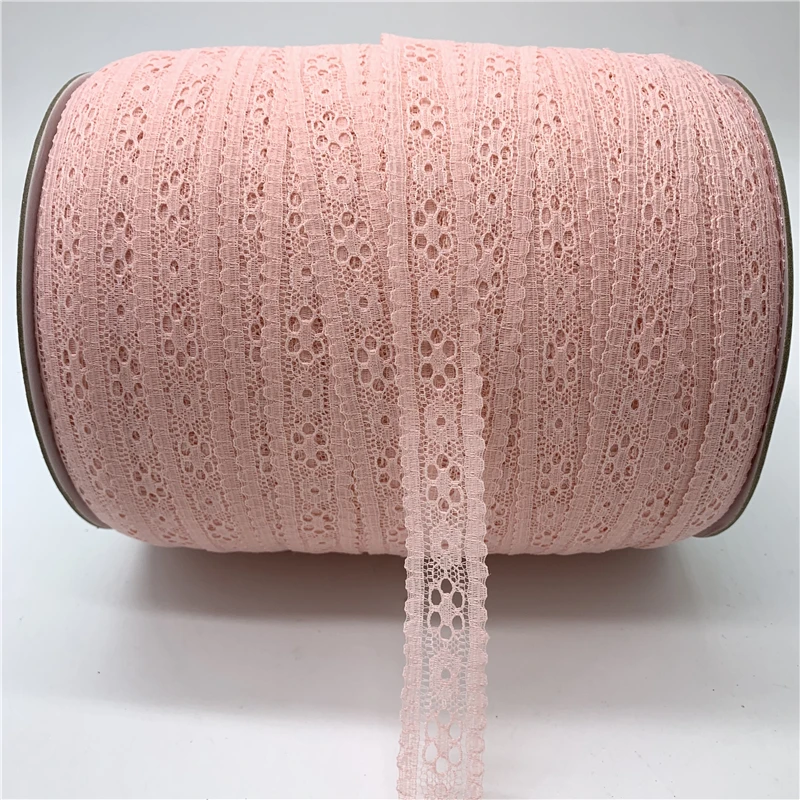 Light Pink 5 ярдов 20 мм кружевная лента ручной работы вышитая кружевная отделка Лента ручной работы кружевные украшения DIY швейная ткань французская кружевная ткань - Цвет: Light Pink
