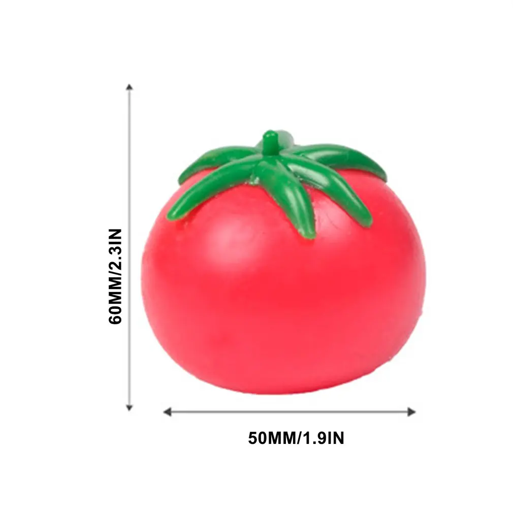 

Tomato Toys Stress Sticky Balls Slow Rising Squishy Ball Anti-Stress Figet Squishies Throwing Toys Adult Kids Gift