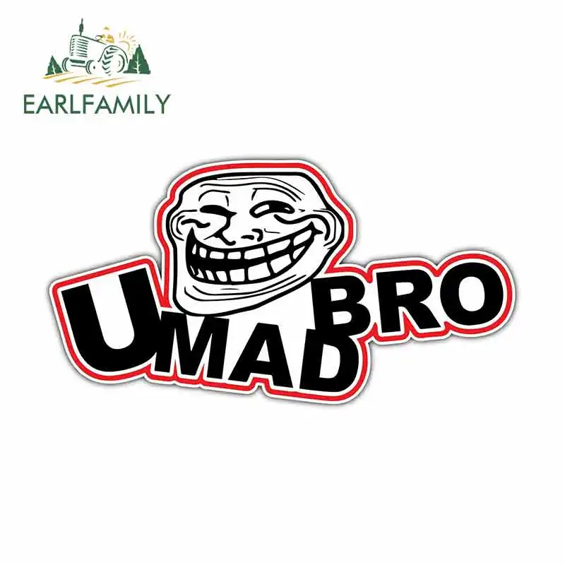 EARLFAMILY 13 см x 6 9 для вас Интернет-Тролль Mad Bro Троллинговые автомобили искусственное