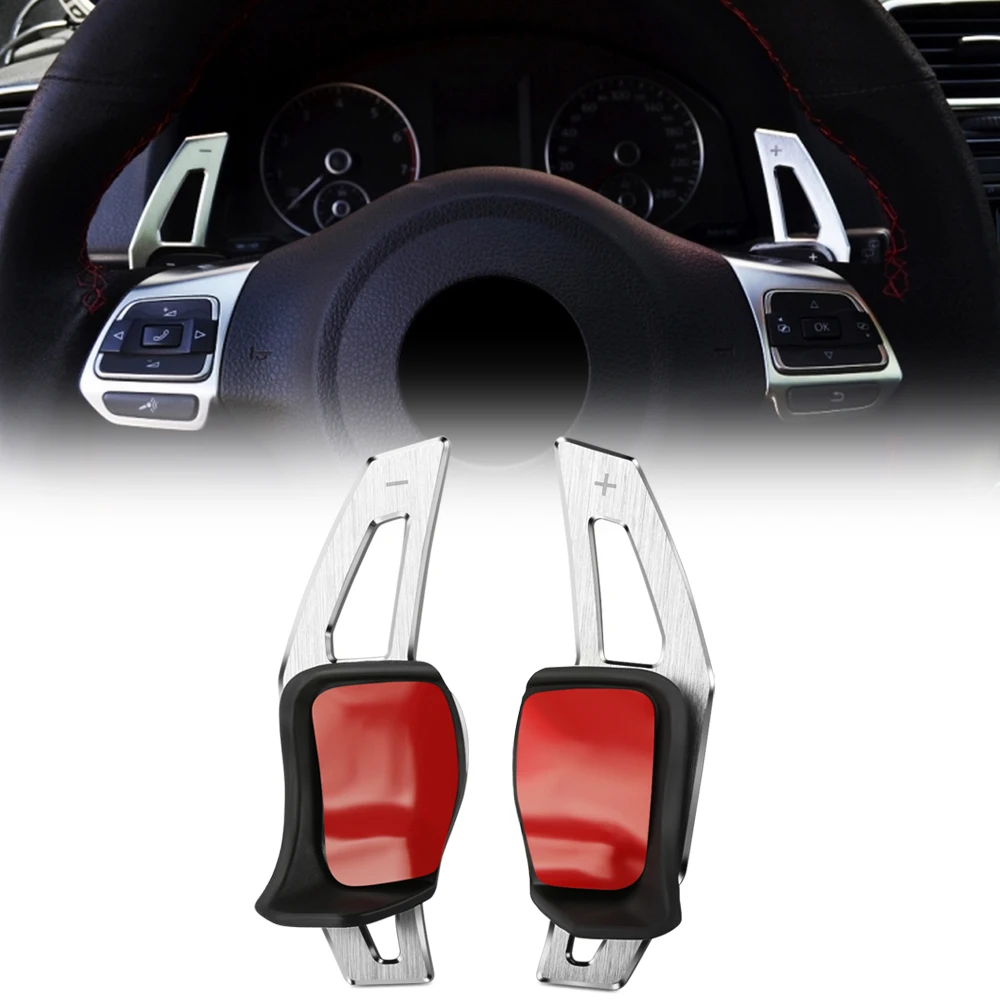 DSG удлиненный чехол-накладка на руль для VW Golf 5 6 MK6 GTI R Jetta MK5 Passat B6 B7 CC Polo Sharan Tiguan Seat